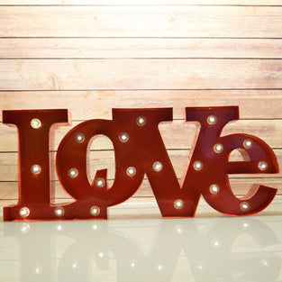 LOVE marquee sign (20 in. long)
