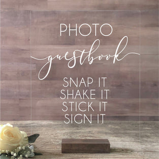 Polaroid Guestbook sign