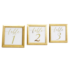 Table Numbers (up to 30)