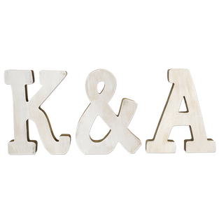 Wood Letters of Your Initials