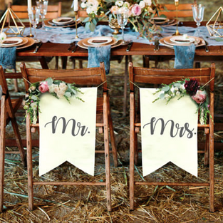 Mr & Mrs Chair Signs (UNAVAILABLE)